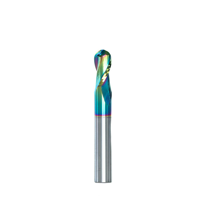 Фреза твердосплавная R 4 D 8x16х8х 60mm 2F HRC55 for Aluminium (DLC) "SENO"